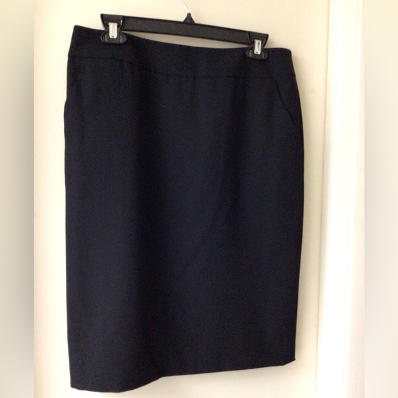Retro Armani Collezioni black pencil skirt
